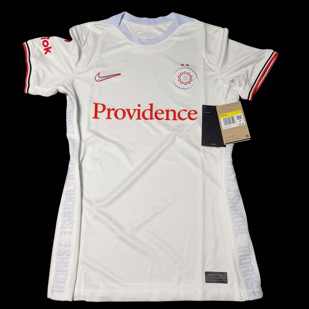 Nike Portland Thorns FC Women's 2022 Away Soccer Jersey White Small NWT